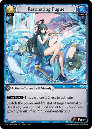 Resonating Fugue (136) - Abyssal Heaven Foil - The Grand Archivist