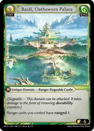 Baidi, Oathsworn Palace (148) - Abyssal Heaven Foil - The Grand Archivist