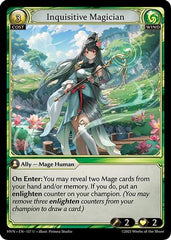 Inquisitive Magician (157) - Abyssal Heaven Foil - The Grand Archivist