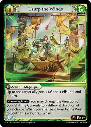 Usurp the Winds (177) - Abyssal Heaven Foil - The Grand Archivist