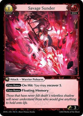 Savage Sunder (192) - Abyssal Heaven Foil - The Grand Archivist