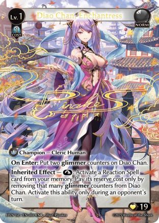 Diao Chan, Enchantress (CSR) (004) - Abyssal Heaven Foil - The Grand Archivist