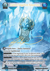 Fabled Sapphire Fatestone // Genbu, Black Tortoise (CSR) (021) - Abyssal Heaven Foil - The Grand Archivist