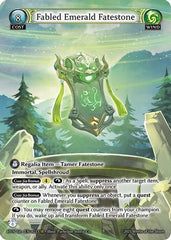 Fabled Emerald Fatestone // Byakko, White Tiger (025) - Abyssal Heaven - The Grand Archivist