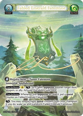 Fabled Emerald Fatestone // Byakko, White Tiger (CSR) (025) - Abyssal Heaven Foil