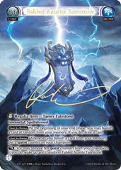 Fabled Azurite Fatestone // Seiryuu, Azure Dragon (CSR) (027) - Abyssal Heaven Foil - The Grand Archivist