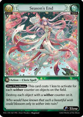Season's End (067) - Promotional Cards Foil - The Grand Archivist