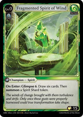 Fragmented Spirit of Wind (3) - Mercurial Heart Alter Edition Foil - The Grand Archivist
