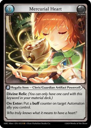 Mercurial Heart (12) - Mercurial Heart Alter Edition - The Grand Archivist