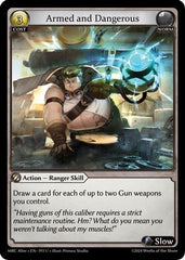 Armed and Dangerous (193) - Mercurial Heart Alter Edition Foil - The Grand Archivist