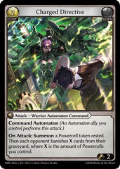 Charged Directive (195) - Mercurial Heart Alter Edition Foil - The Grand Archivist