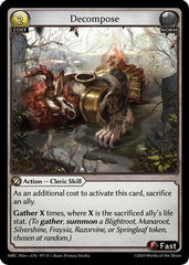 Decompose (197) - Mercurial Heart Alter Edition Foil - The Grand Archivist