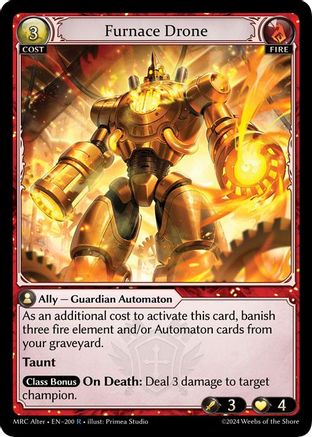 Furnace Drone (200) - Mercurial Heart Alter Edition - The Grand Archivist