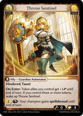 Throne Sentinel (203) - Mercurial Heart Alter Edition Foil - The Grand Archivist