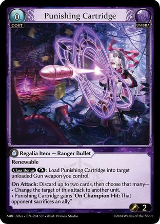 Punishing Cartridge (204) - Mercurial Heart Alter Edition - The Grand Archivist