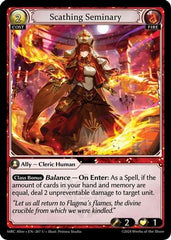 Scathing Seminary (207) - Mercurial Heart Alter Edition Foil - The Grand Archivist