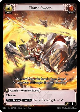Flame Sweep (007) - Supporter Pack 3 Foil - The Grand Archivist