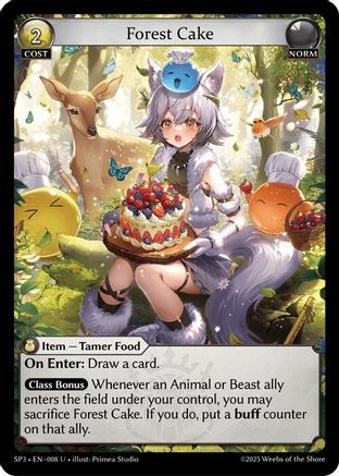 Forest Cake (008) - Supporter Pack 3 Foil - The Grand Archivist