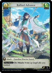 Rallied Advance (018) - Supporter Pack 3 Foil - The Grand Archivist