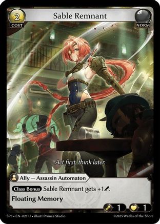 Sable Remnant (020) - Supporter Pack 3 - The Grand Archivist