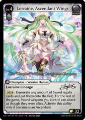 Lorraine, Ascendant Wings (003) - Supporter Pack 3 Foil - The Grand Archivist