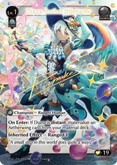 Diana, Aether Dilettante (CSR) (008) - Distorted Reflections Foil - The Grand Archivist