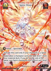 Ignis Deus (123) - Distorted Reflections Foil - The Grand Archivist