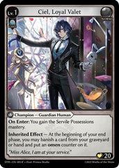 Ciel, Loyal Valet (005) - Distorted Reflections Foil - The Grand Archivist