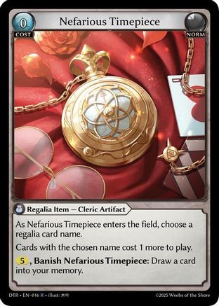 Nefarious Timepiece (016) - Distorted Reflections Foil - The Grand Archivist