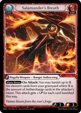 Salamander's Breath (026) - Distorted Reflections Foil - The Grand Archivist