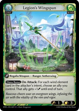 Legion's Wingspan (029) - Distorted Reflections Foil - The Grand Archivist