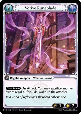 Votive Runeblade (038) - Distorted Reflections - The Grand Archivist