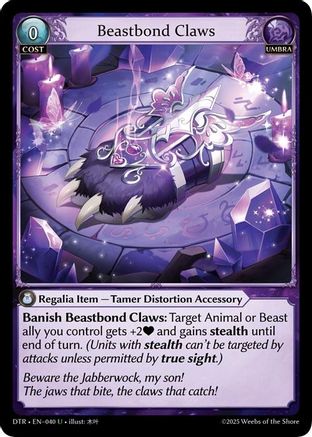 Beastbond Claws (040) - Distorted Reflections Foil - The Grand Archivist