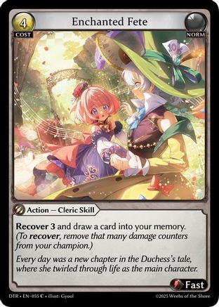 Enchanted Fete (055) - Distorted Reflections Foil - The Grand Archivist