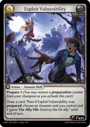 Exploit Vulnerability (059) - Distorted Reflections Foil - The Grand Archivist