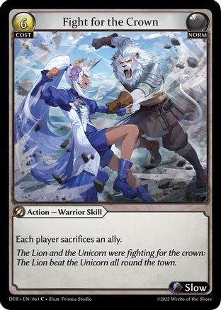 Fight for the Crown (061) - Distorted Reflections Foil - The Grand Archivist