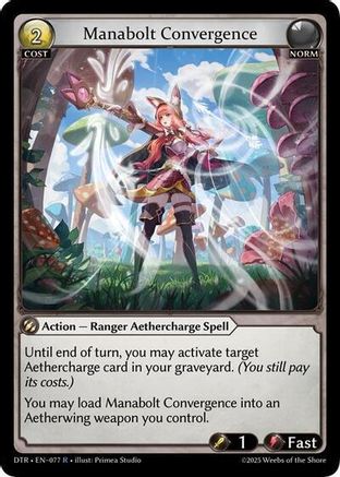 Manabolt Convergence (077) - Distorted Reflections Foil - The Grand Archivist