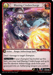 Blazing Cindercharge (109) - Distorted Reflections Foil - The Grand Archivist