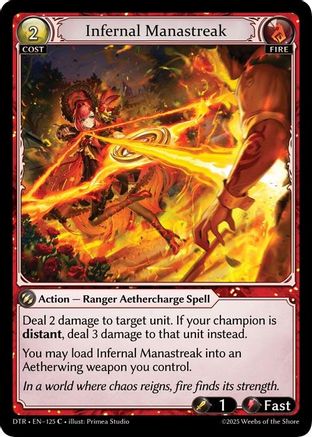 Infernal Manastreak (125) - Distorted Reflections Foil - The Grand Archivist