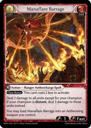 Manaflare Barrage (127) - Distorted Reflections - The Grand Archivist