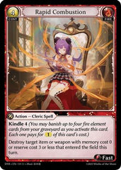 Rapid Combustion (131) - Distorted Reflections Foil - The Grand Archivist