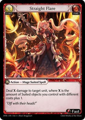 Straight Flare (136) - Distorted Reflections Foil - The Grand Archivist