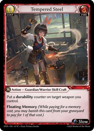 Tempered Steel (137) - Distorted Reflections Foil - The Grand Archivist