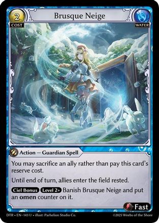 Brusque Neige (143) - Distorted Reflections Foil - The Grand Archivist