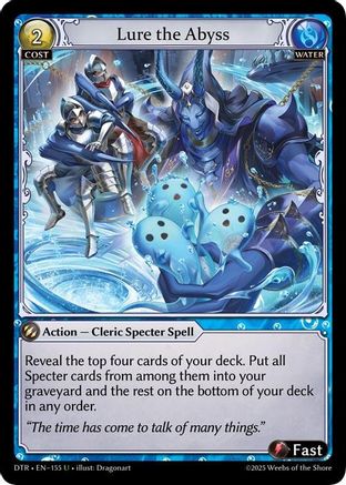 Lure the Abyss (155) - Distorted Reflections Foil - The Grand Archivist