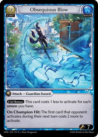 Obsequious Blow (157) - Distorted Reflections Foil - The Grand Archivist