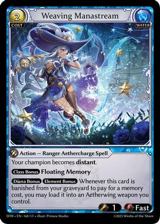 Weaving Manastream (168) - Distorted Reflections Foil - The Grand Archivist