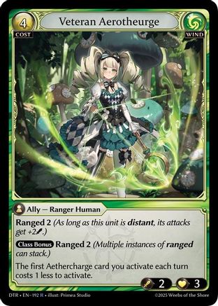 Veteran Aerotheurge (192) - Distorted Reflections Foil - The Grand Archivist