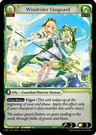 Windrider Vanguard (194) - Distorted Reflections Foil - The Grand Archivist