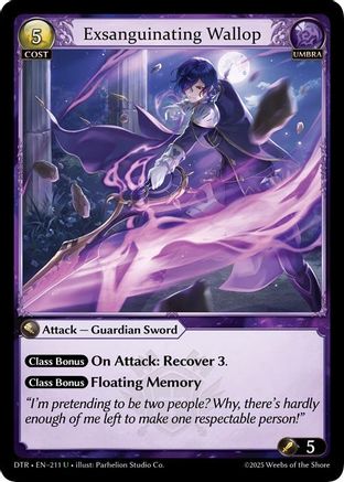 Exsanguinating Wallop (211) - Distorted Reflections Foil - The Grand Archivist